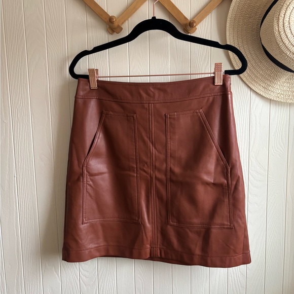 LOFT Dresses & Skirts - NWT Loft Faux Leather Skirt